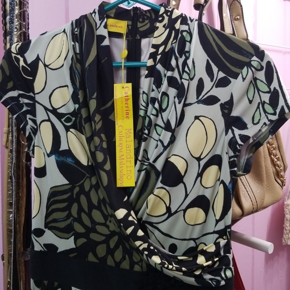 Catherine Malandrino 100% Silk Small Dress - Picture 6 of 8